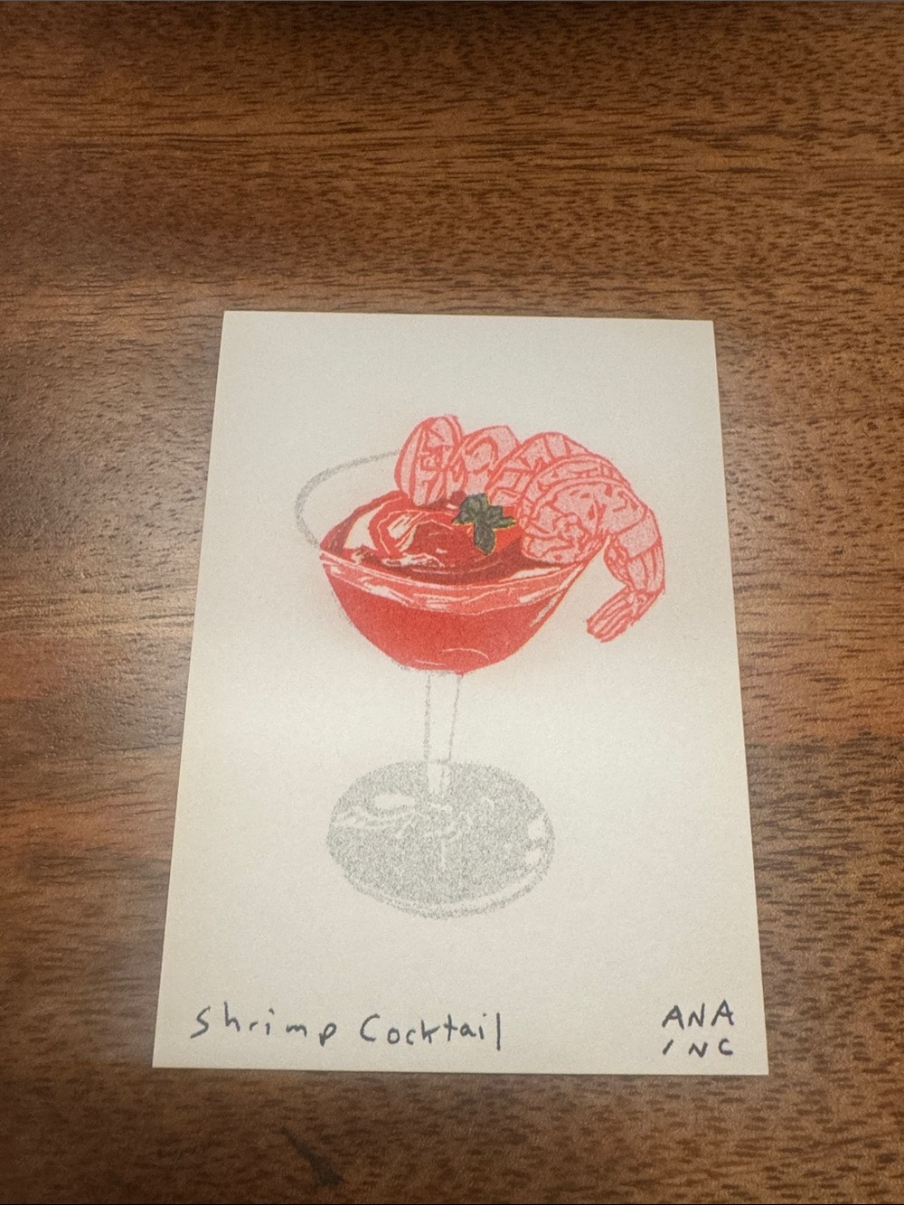 Inciardi. Shrimp Cocktail - Mini Print